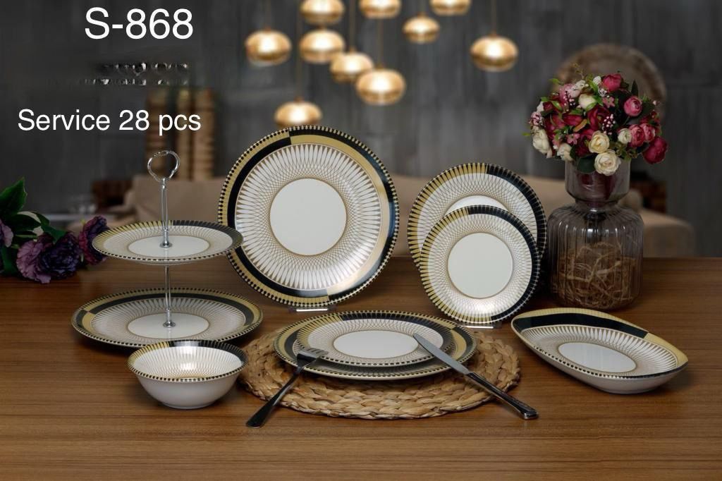 Service assiettes 28 pièces